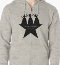 Sudadera con capucha y cremallera hermanas schuyler