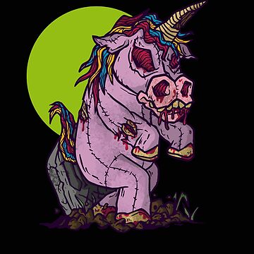 Disegno Unicorno Zombie