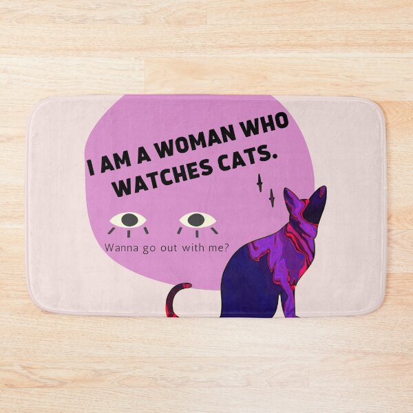 Item preview, Crazy Cat Lady Relatable Funny Bad Translation English Quote designed and sold by raspberry-tea.