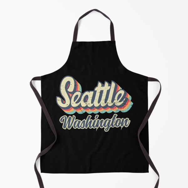 Item preview, Seattle City Washington Retro Vintage 70s rainbow designed and sold by Teelogic.