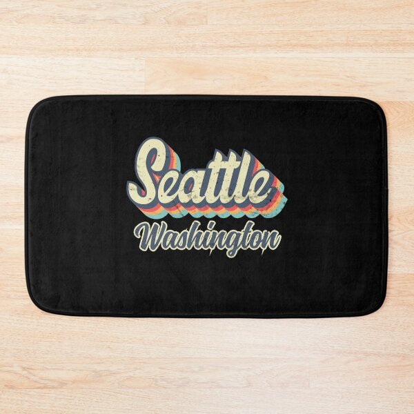 Item preview, Seattle City Washington Retro Vintage 70s rainbow designed and sold by Teelogic.