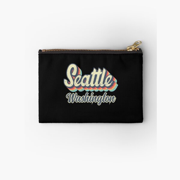 Item preview, Seattle City Washington Retro Vintage 70s rainbow designed and sold by Teelogic.