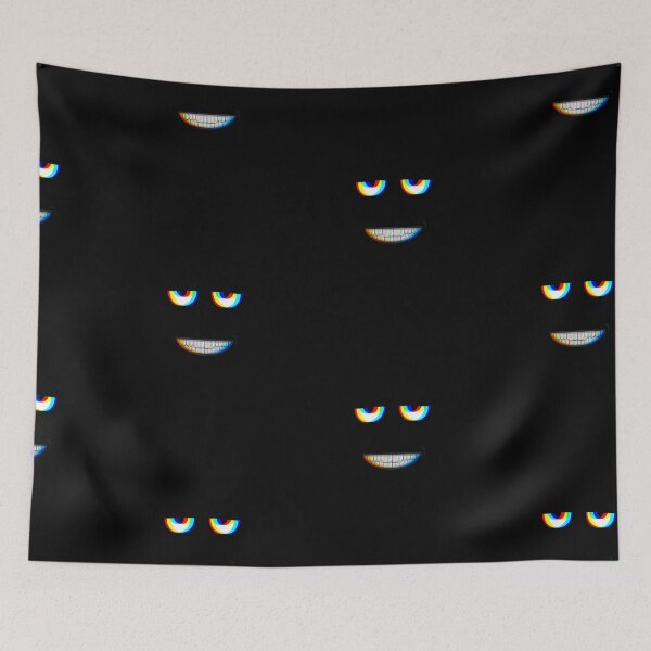 Item preview,  Aphex twin parody trippy face  designed and sold by Harshler-Art.