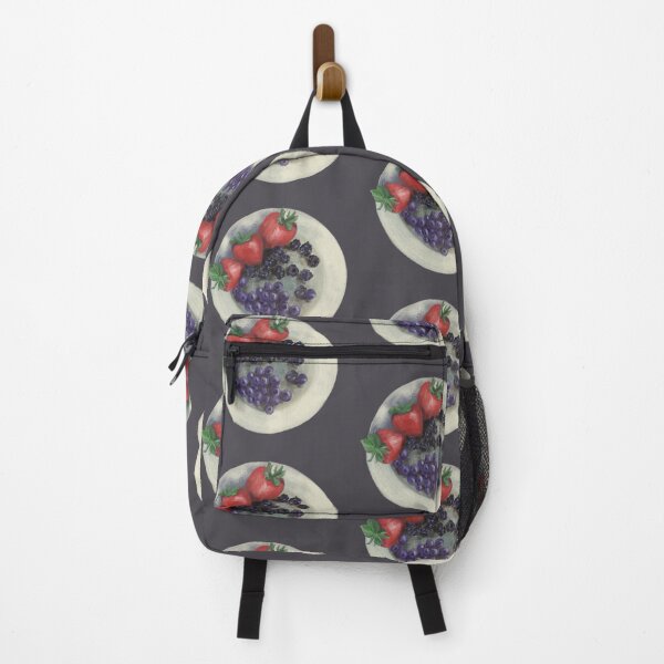 Item preview, plate with berries designed and sold by Kseniya Zolotareva.