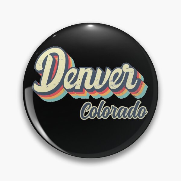 Item preview, Denver City Colorado Retro Vintage 70s rainbow designed and sold by Teelogic.