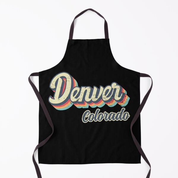 Item preview, Denver City Colorado Retro Vintage 70s rainbow designed and sold by Teelogic.