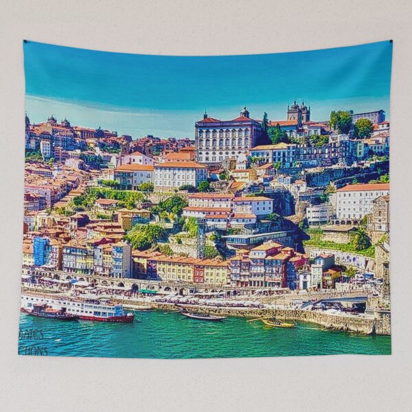 Item preview, River View of Porto, Portugal designed and sold by Sailmates Reflections.