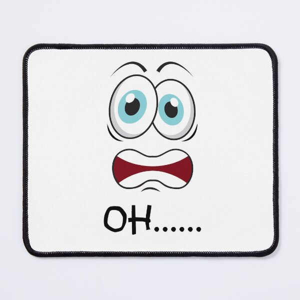 Item preview, Scared Face Emoji Impudent Emoji Impertinent Emoji insolent Emjoi presumptuous Emoji Sad emoji Smiley Face confused Apparel Essential Motivation Inspiration Joy Mood designed and sold by DesignByHeartUK.