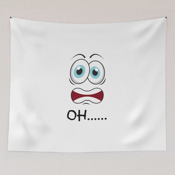 Item preview, Scared Face Emoji Impudent Emoji Impertinent Emoji insolent Emjoi presumptuous Emoji Sad emoji Smiley Face confused Apparel Essential Motivation Inspiration Joy Mood designed and sold by DesignByHeartUK.