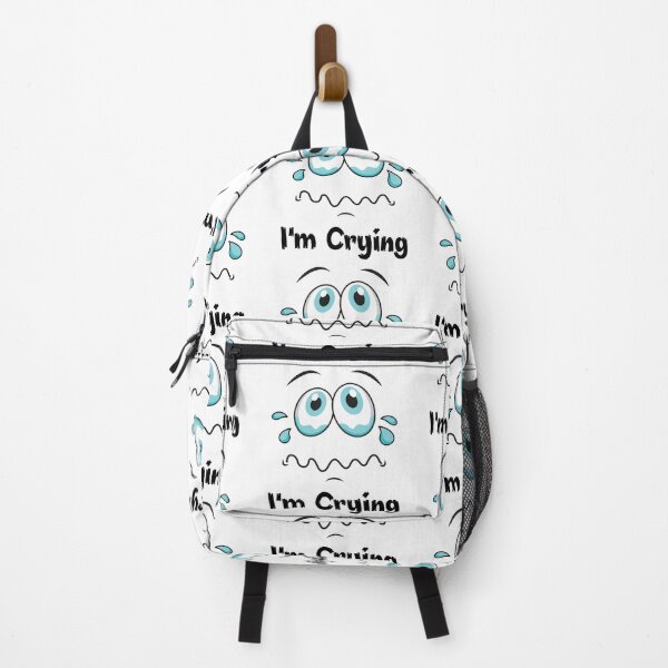 Item preview, I am Crying Emoji Cry Low Mood Sorrow Sad Face Apparel Essential Motivation Inspiration Joy Mood designed and sold by DesignByHeartUK.