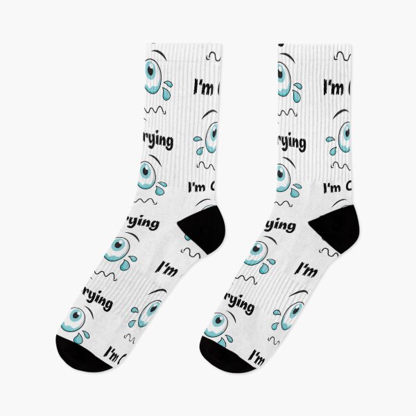 Item preview, I am Crying Emoji Cry Low Mood Sorrow Sad Face Apparel Essential Motivation Inspiration Joy Mood designed and sold by DesignByHeartUK.