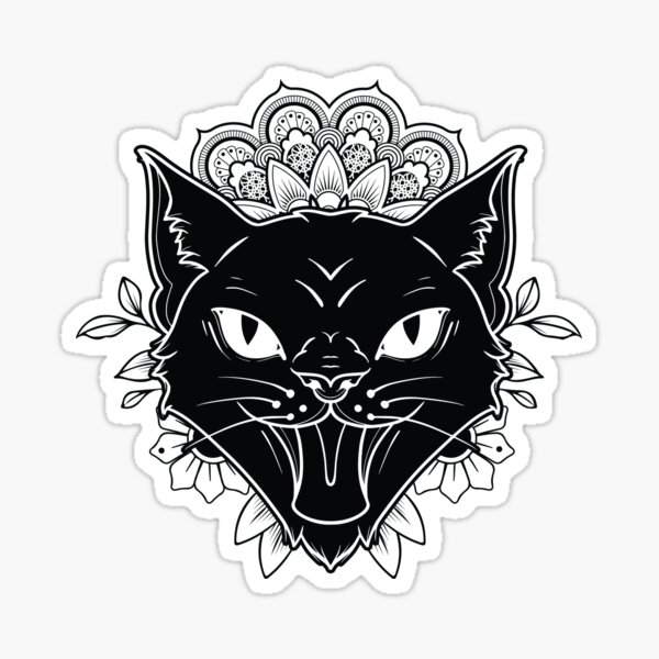 Artikel-Vorschau von Mandala Katze, designt und verkauft von DerSenat.