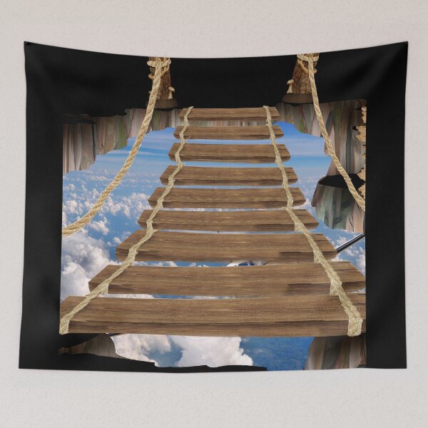 Item preview, wooden bridge designed and sold by Roshan Keenoo.