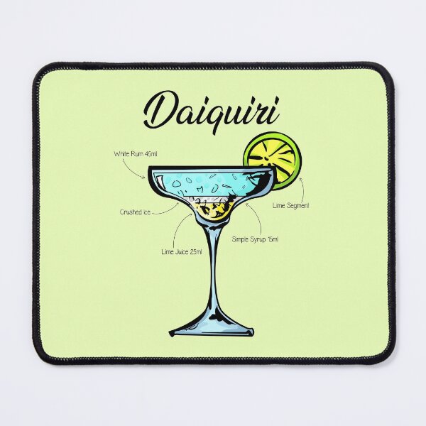 Item preview, Daiquiri Cocktail Recipe designed and sold by HuckleberryArts.