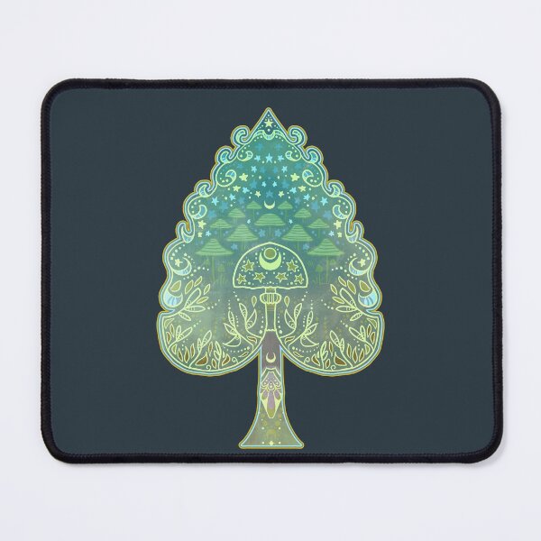Item preview, Mushroom Ace of Spades - Greenblue  designed and sold by Natalie Viola .