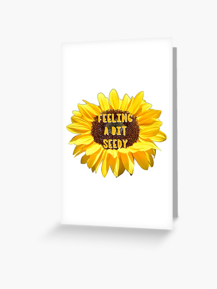 Tarjetas de felicitación «Lindo juego de palabras de girasol» de  1DaisyChainLane | Redbubble