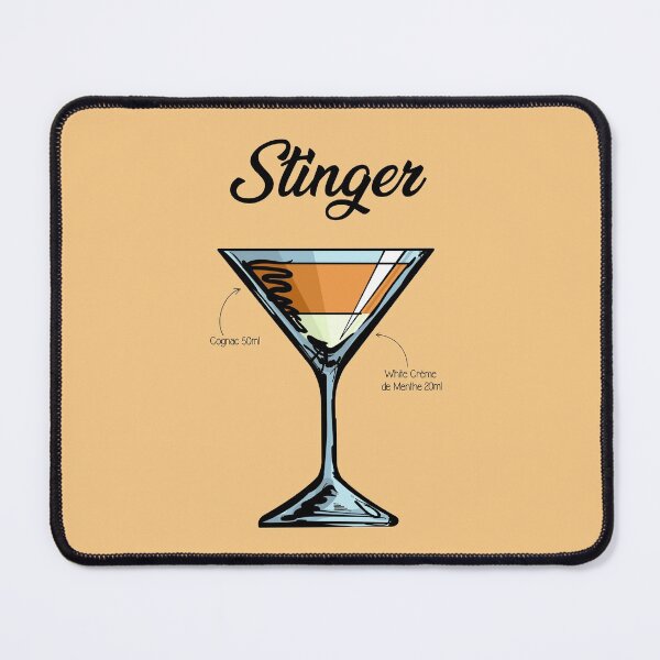 Item preview, Stinger Cocktail Recipe designed and sold by HuckleberryArts.