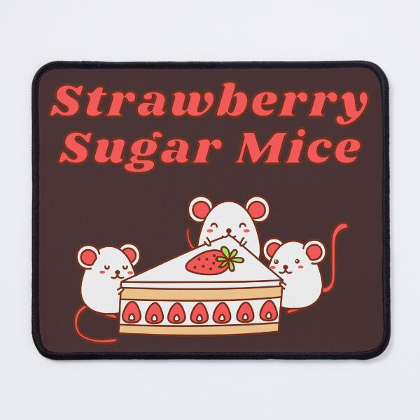 Item preview, Strawberry Sugar Mice designed and sold by Colorful Misfits.