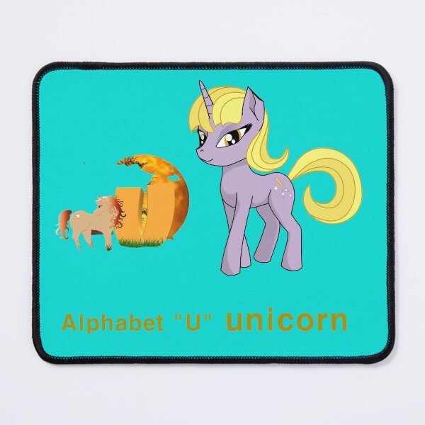Item preview, Alphabet "U" unicorn designed and sold by mostheristore.