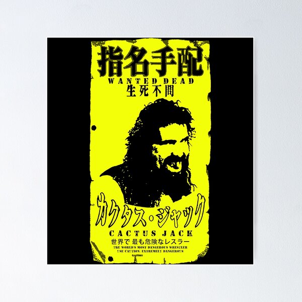 Cactus Jack - IWA Japan Deathmatch Bracket (BLACK TEES ONLY) Mick Foley,  IWA, WWE Essential T-Shirt for Sale by FAITH-HEALER99