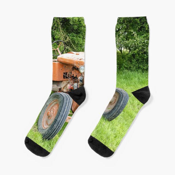 Ein Weinlese Allis Chalmers Traktor Socken