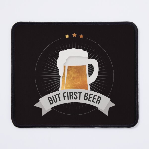 Item preview, But First Beer Funny Quote Retro Day Drinking designed and sold by Inogitna Designs.