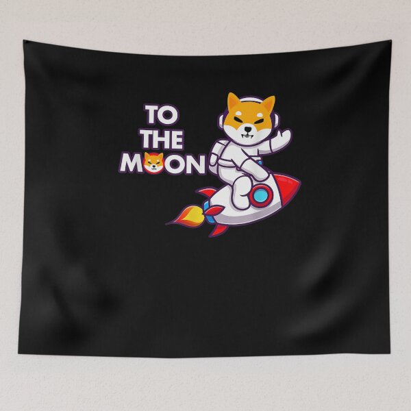Item preview,  Shiba Moon Coin Shib Crypto Trader Gift designed and sold by dlouise22.