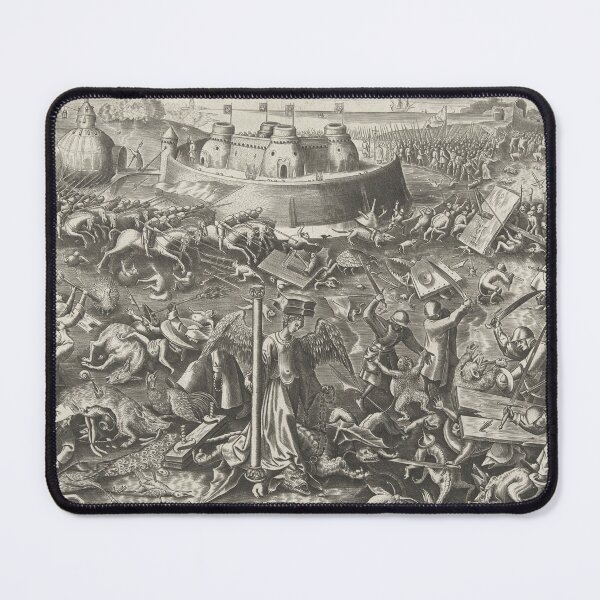 Item preview, Medieval Battle knights vs demons designed and sold by Vintage Designs +.