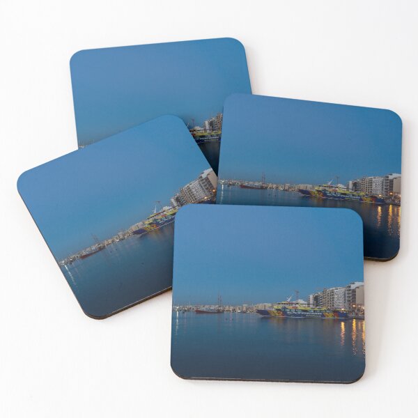 Item preview, Reflecting on Malta - Sliema Blue Morning  designed and sold by Georgia Mizuleva.