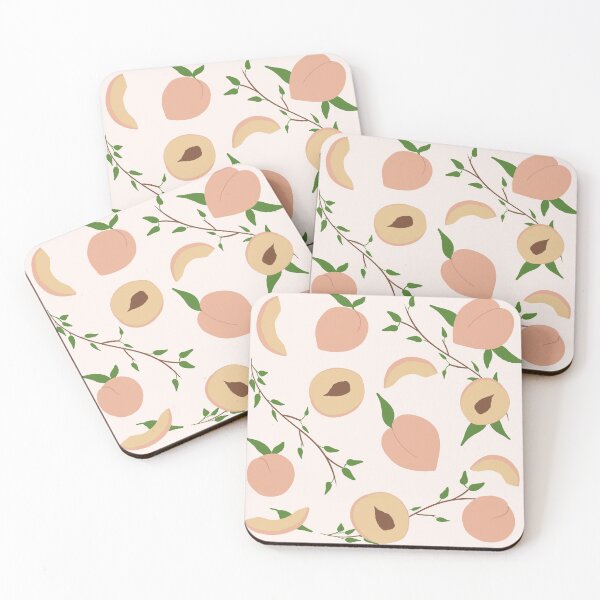 Item preview, Cute peach pattern designed and sold by Ley-yanna.