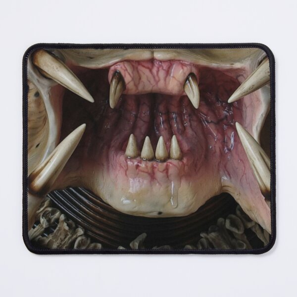 Alien Predator Mouth Mouse Pad