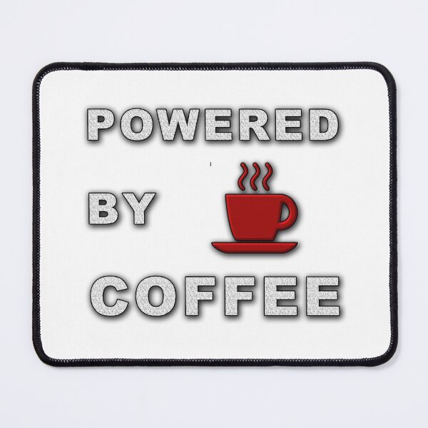 Item preview, Powered by Coffee Modern Typography Quote designed and sold by LindaCooke.