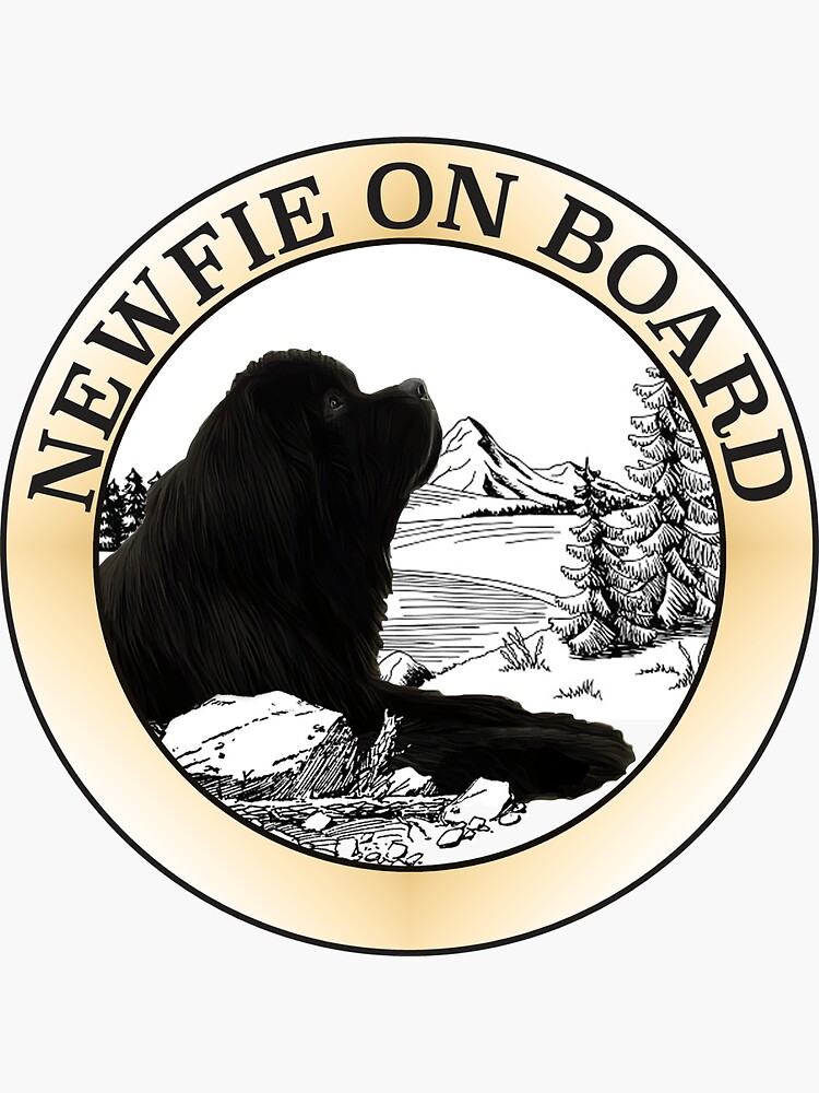 Newfie on Board Decal by itsmechris