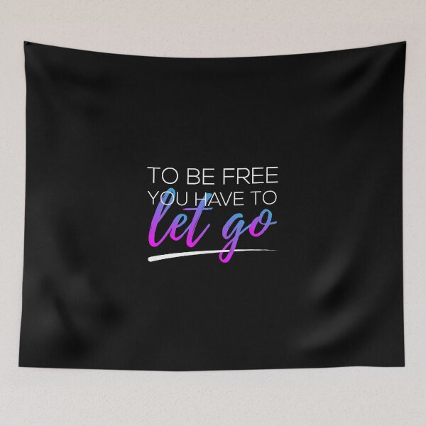 Item preview, To be free you have to let go relax fitted t-shirt designed and sold by ouaredi.