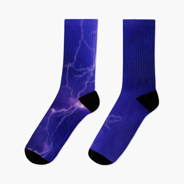 Item preview, Bad Weather Blue Lightning Strikes During Thunderstorm Abstract Art Low Polygon Shapes Design designed and sold by artdesignmerch.