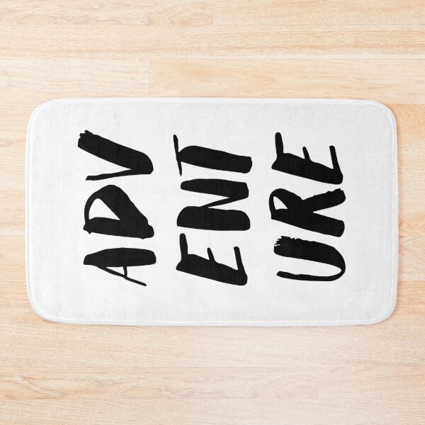 Item preview, Adventure Quote Black and White Paint Brush Ink  designed and sold by Inogitna Designs.
