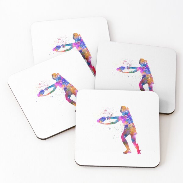 Item preview, women's rugby in watercolor designed and sold by paulrommer.