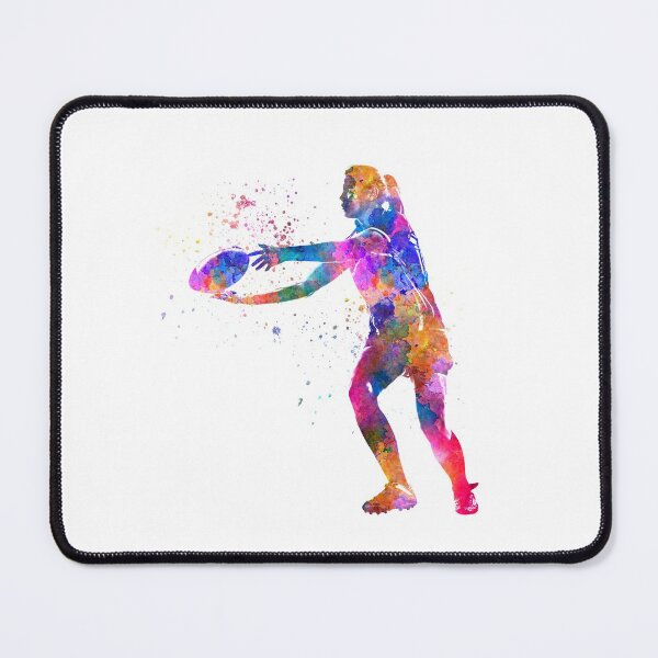 Item preview, women's rugby in watercolor designed and sold by paulrommer.