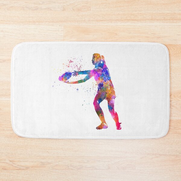 Item preview, women's rugby in watercolor designed and sold by paulrommer.