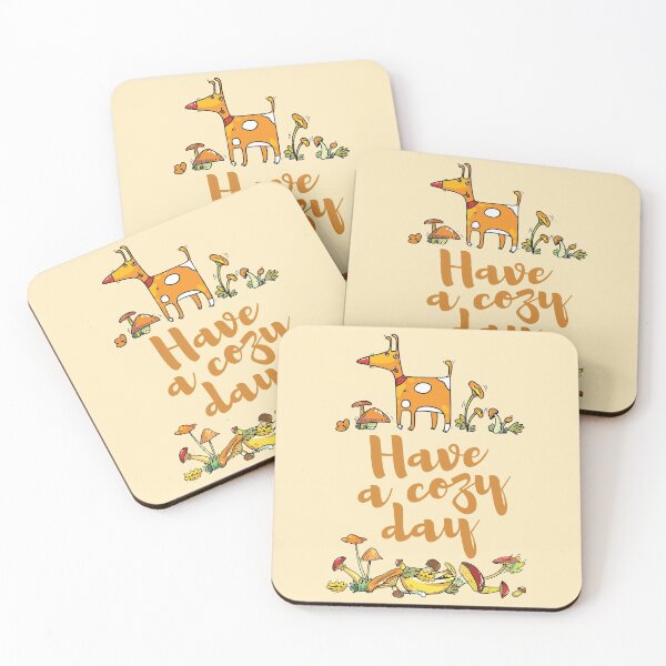 Item preview, Have a cozy day - Autumn greetings designed and sold by FunnyChameleon.