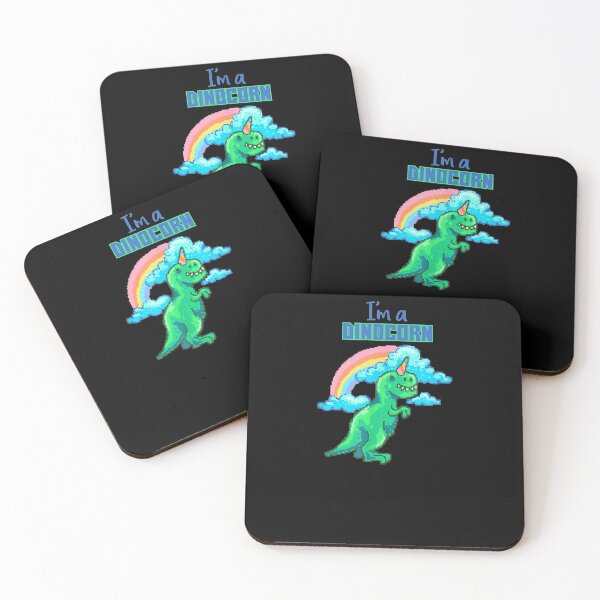 Item preview,  Dinocorn 8bit Kids Pixel Dinosaur Unicorn designed and sold by dlouise22.