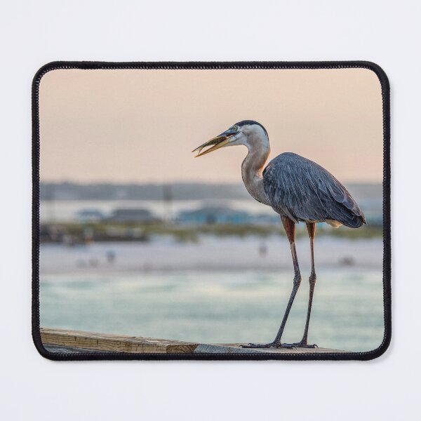 Item preview, Great Blue Heron Breakfast Time designed and sold by mljdwhite.