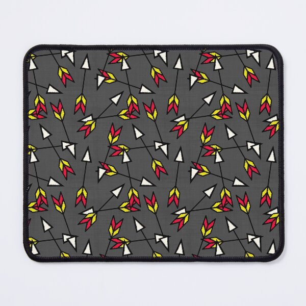 Item preview, Scattered Arrows on Grey Linen designed and sold by The Wellington Boot.