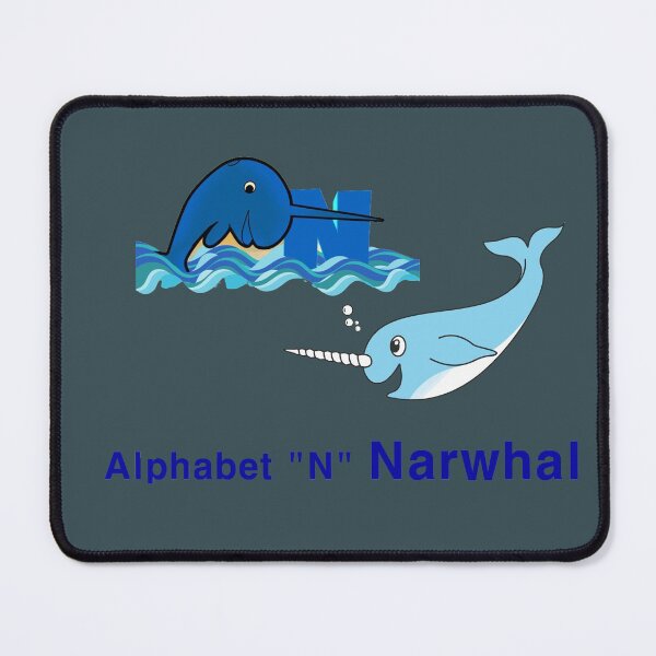 Item preview, Alphabet Study "N" Narwhal designed and sold by mostheristore.