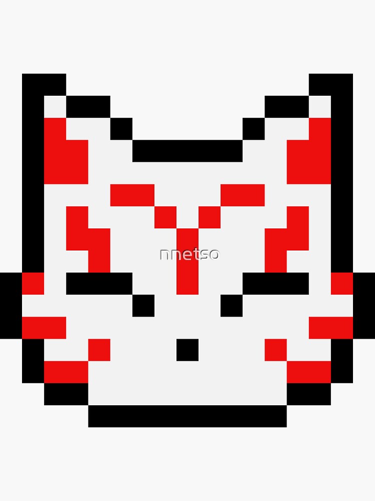 Kitsune Mask Pixel Art