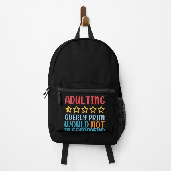 Item preview, Adulting Overly Prim - Would Not Recommend - Half Star - Funny Quote designed and sold by 99vectors.