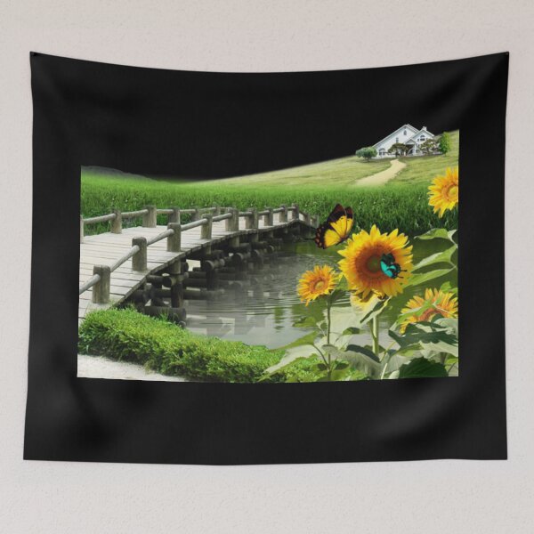 Item preview, wooden bridge designed and sold by Roshan Keenoo.