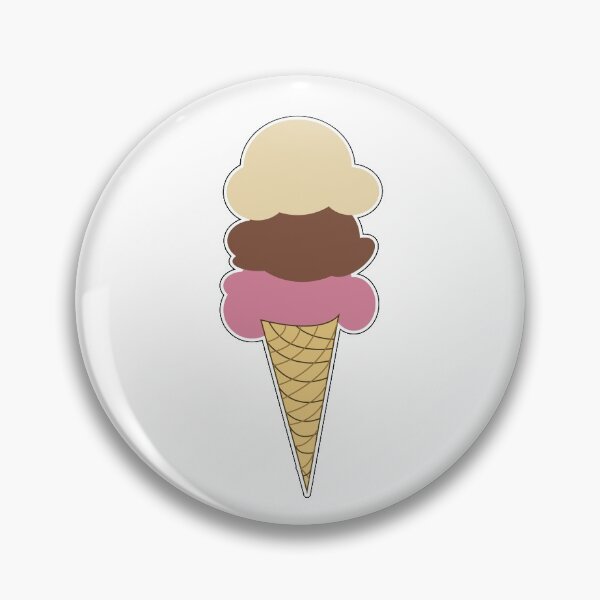 Item preview, Neopolitan Ice Cream Cone designed and sold by WickedGraphics.