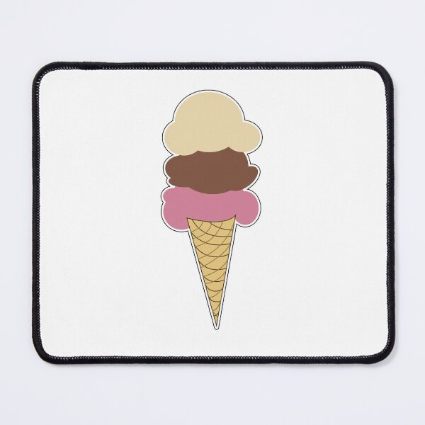 Item preview, Neopolitan Ice Cream Cone designed and sold by WickedGraphics.