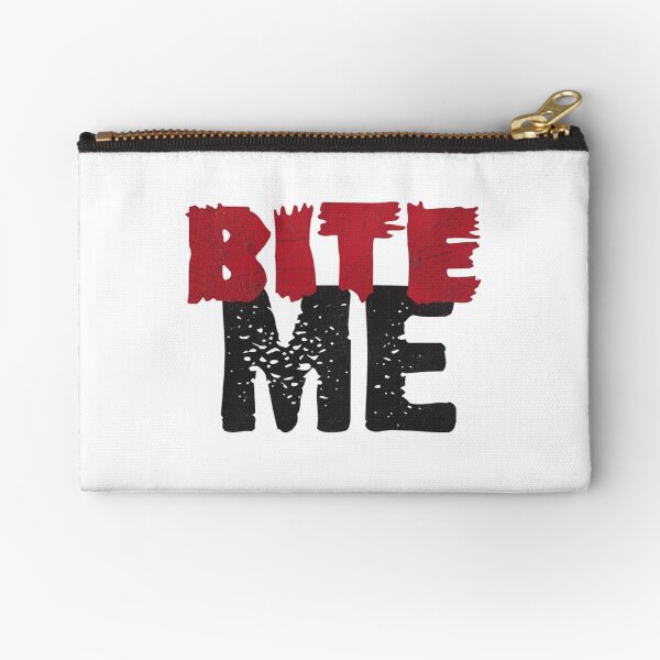 Bite Me Zipper Pouch